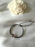 Pulsera Ajustable de Amatista Natural