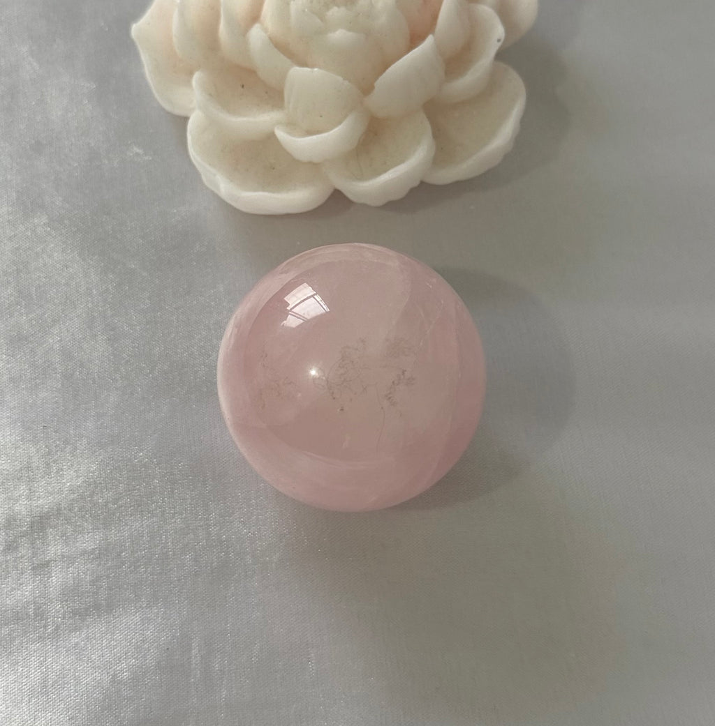 Esfera de Cuarzo Rosa – 45 mm