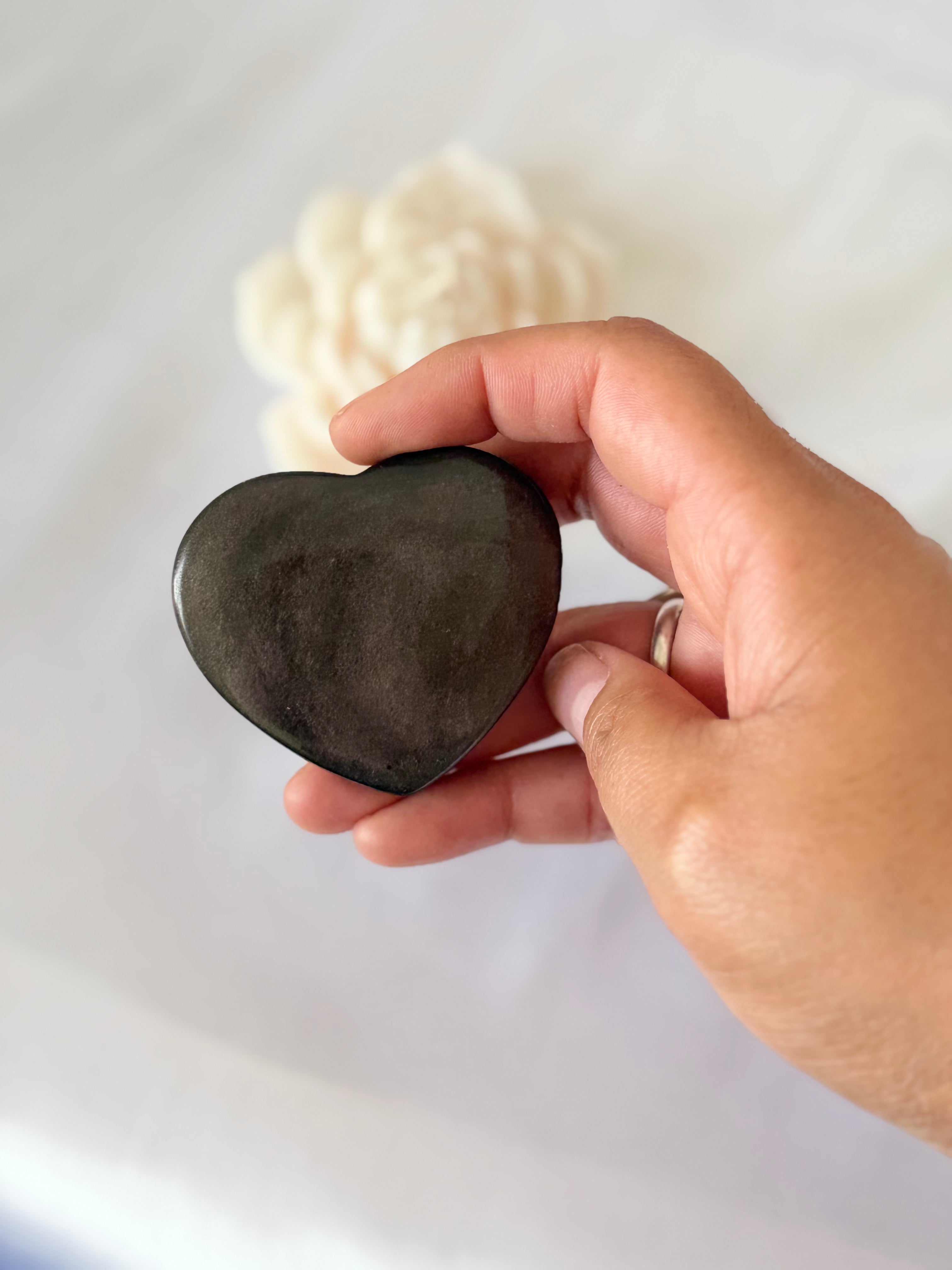 Corazón Guardián – Obsidiana Plateada