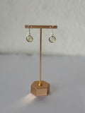 Aretes de Citrino Natural en Plata .950 | Diseño Clásico