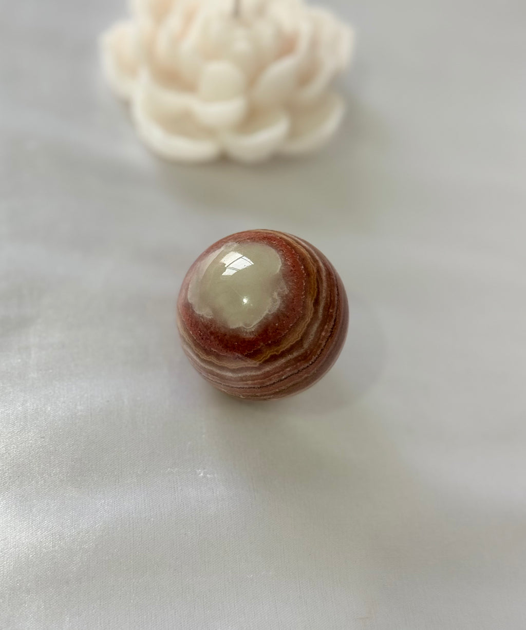 Esfera de Ónix Naranja – 45 mm