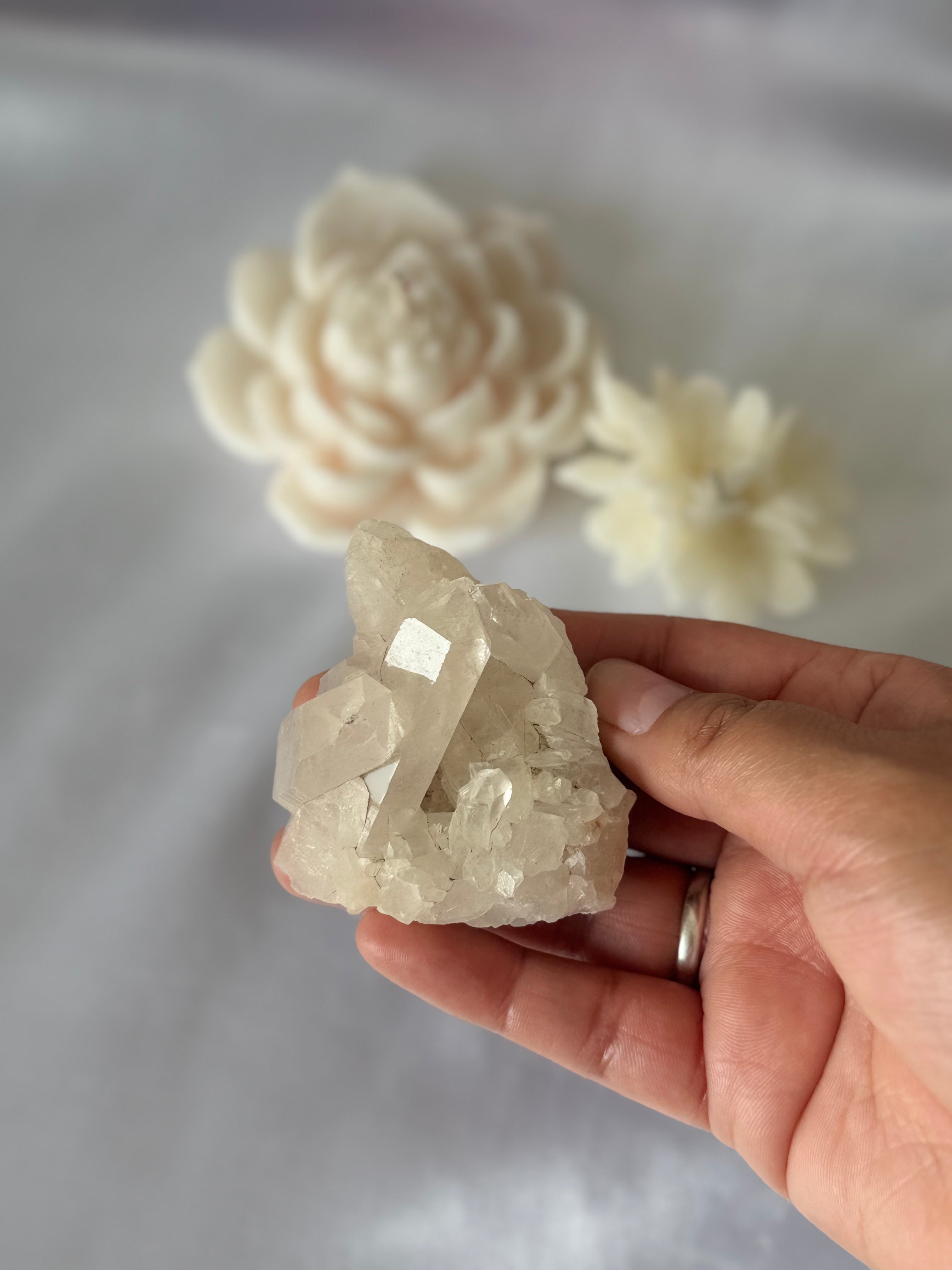 Cluster Claridad – Cuarzo Cristal