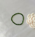Pulsera de Diopsido Natural 4 mm – Pieza Única