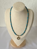 Collar Cielo Azul | Apatito y Pirita