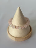 Pulsera Rosa Luz | Cuarzo Rosa Natural