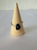 Anillo Guardián Negro | Turmalina Negra en Plata .950
