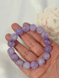 Pulsera Premium de Amatista Lavanda 12 mm | Piedra Natural
