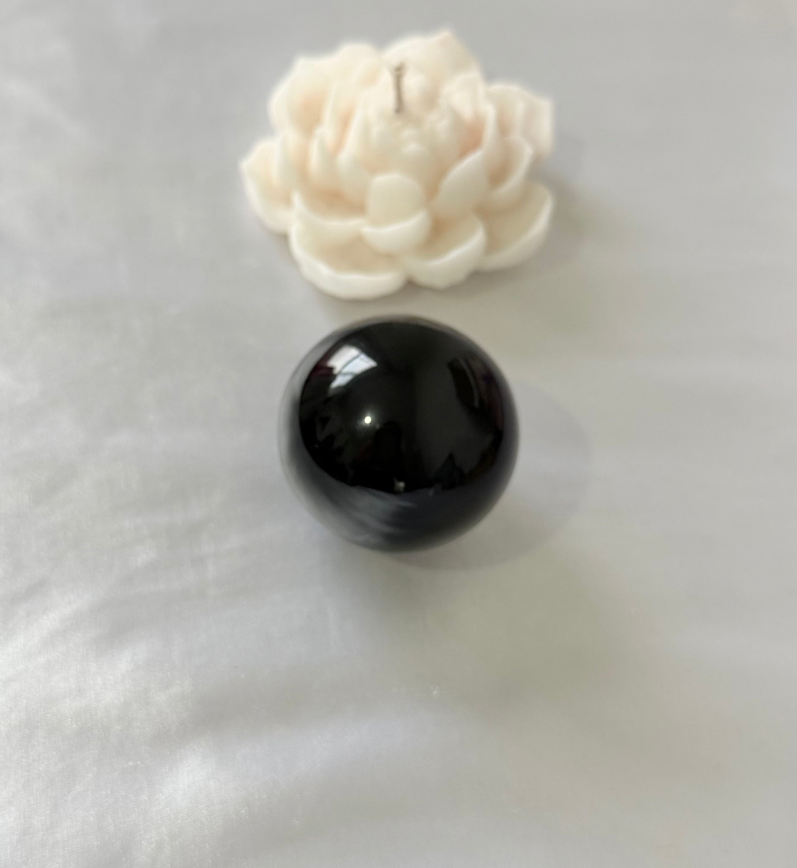 Esfera de Obsidiana Dorada Natural – 45 mm